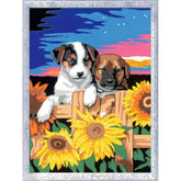 CreArt Serie D - Cagnolini con Girasoli